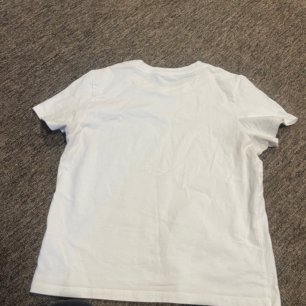 Reformation basic White T-Shirt woman’s size XL 100% cotton 90s Y2K - Picture 6 of 6